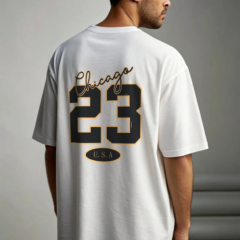 Chicago - Premium Heavy Unisex Oversized T-Shirt