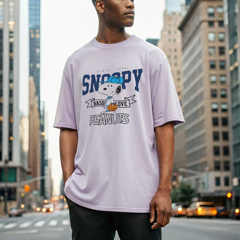 Snoppy Peanut - Mid-Weight Oversized T-Shirt