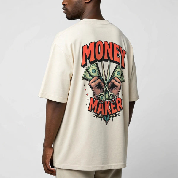 Money maker - Premium Heavy Unisex Oversized T-Shirt