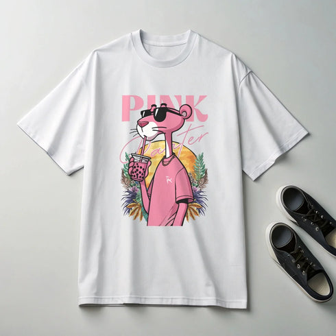 Pink Panther - Premium Heavy Unisex Oversized T-Shirt