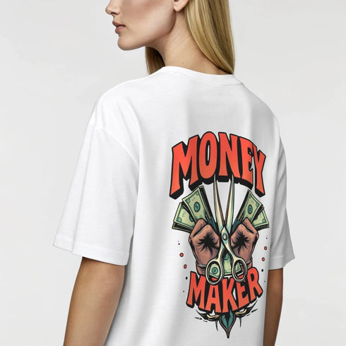 Money maker - Premium Heavy Unisex Oversized T-Shirt