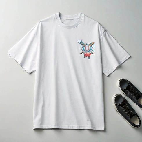 Respect The Drip - Premium Heavy Unisex Oversized T-Shirt