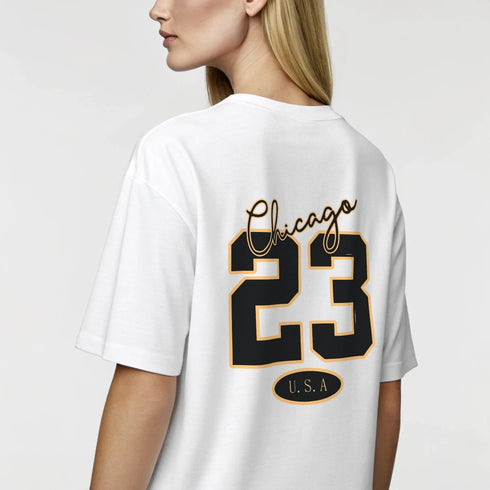 Chicago - Premium Heavy Unisex Oversized T-Shirt