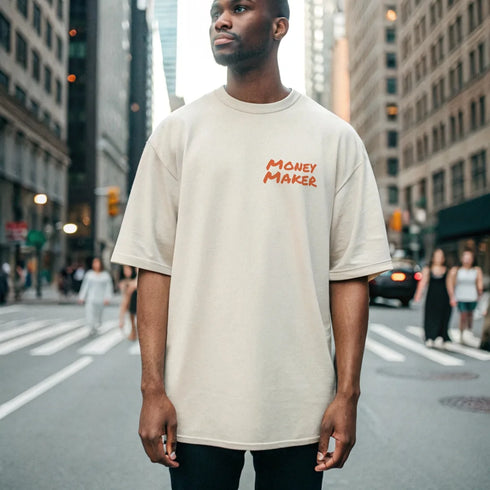 Money maker - Premium Heavy Unisex Oversized T-Shirt