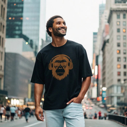 Monkey - Mid-Weight Oversized T-Shirt