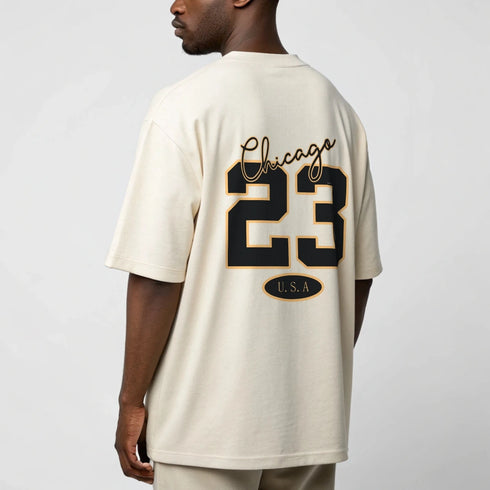 Chicago - Premium Heavy Unisex Oversized T-Shirt