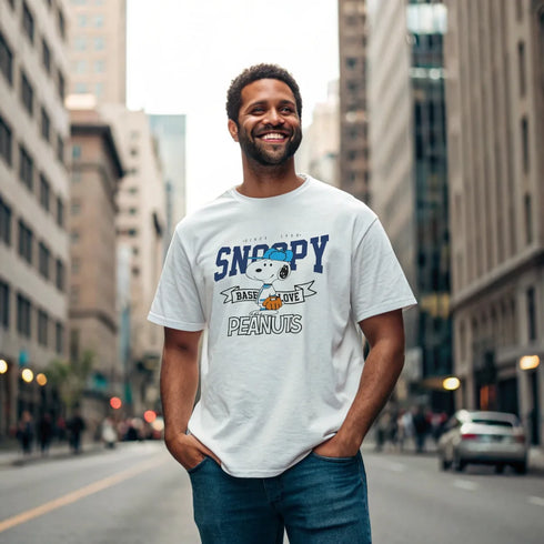 Snoppy Peanut - Mid-Weight Oversized T-Shirt