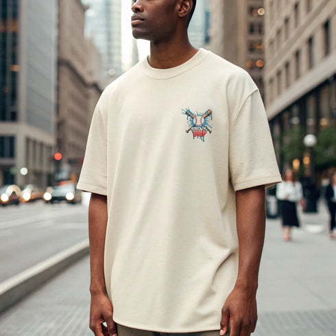 Respect The Drip - Premium Heavy Unisex Oversized T-Shirt